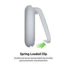 Load image into Gallery viewer, Belkin Apple AirTag Secure Holder with Clip - Durable Scratch Resistant Case Air Tag Spring Loaded Attach to Backpack, Clothing, and Luggage