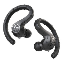 Load image into Gallery viewer, JLab Audio JBuds Air Sport True Wireless Bluetooth Earbuds + Charging Case - Black - IP66 Sweat Resistance - Class 1 Bluetooth 5 (Renewed)