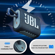 Load image into Gallery viewer, JBL Go 3 Portable Waterproof Wireless IP67 Dustproof Outdoor Bluetooth Speaker