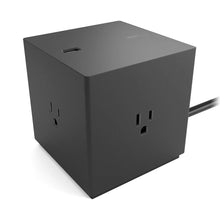 Load image into Gallery viewer, Belkin Power Strip Surge Protector - 4 Multiple Outlets & 4 USB Charger Ports, Cube Outlet Extender for MacBook, iPhone 11/12 Pro Max, Galaxy S20+/Note 20 Ultra, Home, Office, Travel & Desktop - Black