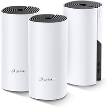 Load image into Gallery viewer, TP-Link Deco Whole Home Mesh WiFi System – Up to 5,500 Sq.ft. Coverage, WiFi Router/Extender Replacement, Gigabit Ports, Seamless Roaming, Parental Controls, Works with Alexa(Deco M4 3-Pack)