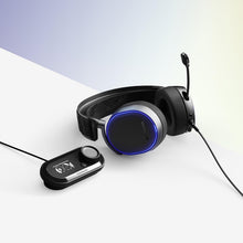 Load image into Gallery viewer, SteelSeries Arctis Pro + GameDAC Wired Gaming Headset - Certified Hi-Res Audio - Dedicated DAC and Amp - for PS5/PS4 and PC - Black