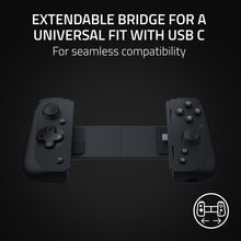 Load image into Gallery viewer, Razer Kishi V2 Gaming Controller for Android & iPhone 15 Series (USB C): Console Quality Controls - Stream PC, Xbox, PlayStation Games on Phone, Mobile - Passthrough Charging - Virtual Controller Mode