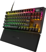 Load image into Gallery viewer, New SteelSeries Apex Pro TKL 2023 Ed.- World's Fastest Mechanical Gaming Keyboard - Adjustable Actuation - Esports Tenkeyless - OLED Screen - RGB - PBT Keycaps - USB-C (Renewed)