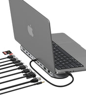 Load image into Gallery viewer, Belkin Connect 11-in-1 Universal USB-C Pro Dock w/ 3-Monitor Support, Silicon Motion Technology - Works with Mac, Windows, and Chromebook - 100W PD w/ 10Gbps Transfer Speeds & 2.5Gbps Ethernet - Grey
