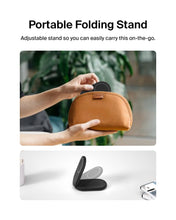 Load image into Gallery viewer, Belkin 3-in-1 MagSafe-Compatible iPhone Charger 15W, Foldable Magnetic Qi2-Certified Wireless Charging Station for iPhone 16, Apple Watch Series 10, AirPods 4, and More