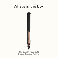 Load image into Gallery viewer, Infiniti PRO CONAIR Rose Gold Ceramic Flat Iron Hair Straightener,