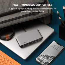 Load image into Gallery viewer, Belkin Thunderbolt 3 Dock Mini W/ Thunderbolt 3 Cable (Thunderbolt Dock for MacOS and Windows USB-C Laptops, Dual 4K @60Hz, 40Gbps Transfer Speeds), Thunderbolt Mini