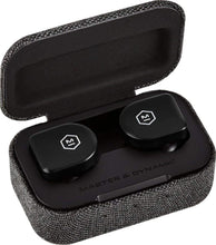 Load image into Gallery viewer, MASTER & DYNAMIC MW07 GO True Wireless Earphones - Water Resistant Earbuds - Sport & Travel Bluetooth, Lightweight in-Ear Headphones - Jet Black