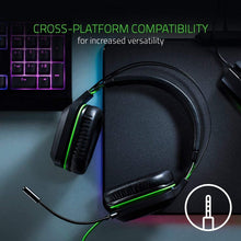 Load image into Gallery viewer, Razer Electra V2 - 7.1 Surround Sound Gaming Headset with Detachable Microphone - Compatible with PC, Xbox One & Playstation 4 (Certified Refurbished)
