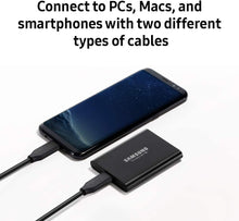 Load image into Gallery viewer, SAMSUNG T5 Portable SSD 500GB - Up to 540MB/s - USB 3.1 External Solid State Drive, Black (MU-PA500B/AM)