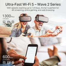 Load image into Gallery viewer, TP-Link AC1900 Smart WiFi Router (Archer A8) - High Speed MU-MIMO Wireless Router, Dual Band Router for Wireless Internet, Gigabit, Supports Guest WiFi, Beamforming, Smart Connect (Renewed)