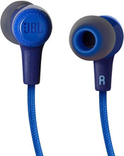 Load image into Gallery viewer, JBL E25BT Bluetooth in-Ear Headphones Blue (Renewed)
