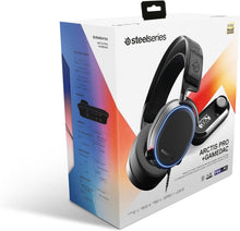Load image into Gallery viewer, SteelSeries Arctis Pro + GameDAC Wired Gaming Headset - Certified Hi-Res Audio - Dedicated DAC and Amp - for PS5/PS4 and PC - Black