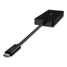 Load image into Gallery viewer, Belkin USB-C Video Adapter, DisplayPort/DVI/HDMI/USB-C/VGA, 4.33" Black