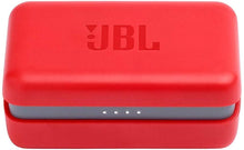 Load image into Gallery viewer, JBL Endurance Peak Waterproof Sport in-Ear Headphones with Built-in Remote and Microphone (Red) (Renewed)