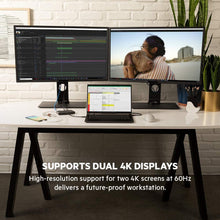 Load image into Gallery viewer, Belkin Thunderbolt Cable (Thunderbolt Dock for Mac and Windows) Dual 4K @60Hz, 40Gbps Transfer Speeds, 60W Upstream Charging