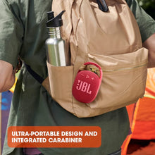 Load image into Gallery viewer, JBL Clip 4 - Portable Mini Bluetooth Speaker, big audio and punchy bass, integrated carabiner, IP67 waterproof and dustproof, 10 hours of playtime, speaker for home, outdoor and travel