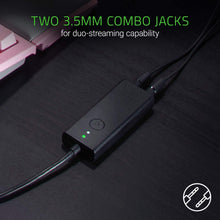Load image into Gallery viewer, Razer Ifrit: Low Profile Design - Professional Grade Condenser Mic with USB Audio Enhancer - Duo-Streaming Capability - Gaming, Streaming, and Broadcaster Headset (Renewed)