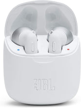 Load image into Gallery viewer, JBL Tune 225TWS True Wireless Earbud Headphones - Pure Bass Sound, Bluetooth, 25H Battery, Dual Connect, Native Voice Assistant (White)