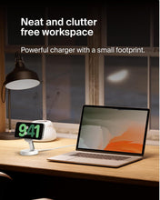Load image into Gallery viewer, Belkin Convertible Magnetic Charging Stand 15W - MagSafe-Compatible Qi2-Certified Wireless Charging Station, iPhone Charger for Apple iPhone 16 Series, Airpods Pro, & More
