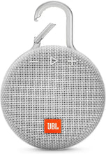 Load image into Gallery viewer, JBL Clip 3 Portable Bluetooth Waterproof Speaker - White (Renewed)