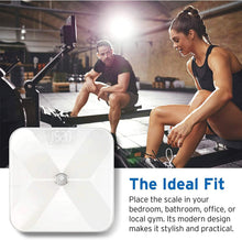 Load image into Gallery viewer, Etekcity Smart Digital Bathroom Weight Scale, Scales for Body Weight and Fat, Wellness Bluetooth Health Monitor, 12.2 x 12.2 inches, White
