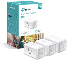 Load image into Gallery viewer, Kasa Smart Plug by TP-Link, Smart Home Wi-Fi Outlet works with Alexa, Echo, Google Home & IFTTT,No Hub Required, Remote Control, 15 Amp, UL certified, 3-Pack (HS105P3),White