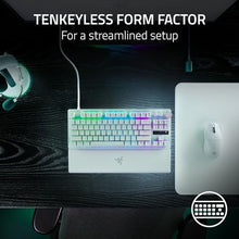 Load image into Gallery viewer, Razer - Huntsman V3 Pro TKL Wired Analog Optical Esports Keyboard with with Snap Tap Mode Rapid Trigger and Adjustable Actuation - White