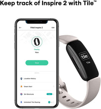 Load image into Gallery viewer, Fitbit Inspire 2 Health & Fitness Tracker with a Free 1-Year Fitbit Premium Trial, 24/7 Heart Rate, One Size (S & L Bands Included)