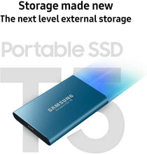 Load image into Gallery viewer, SAMSUNG T5 Portable SSD 500GB - Up to 540MB/s - USB 3.1 External Solid State Drive, Black (MU-PA500B/AM)