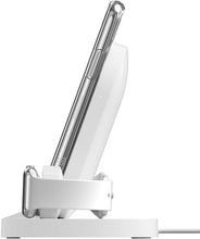 Load image into Gallery viewer, Belkin 3-In-1 Wireless Charging Station - Fast Wireless Charging For Apple Iphone 14, Iphone 13 & Iphone 12 Series & Apple Watch (All Series) - With Additional USB A Port For Multiple Devices (White)