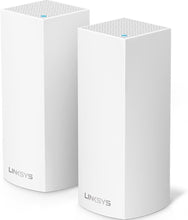 Load image into Gallery viewer, Linksys Velop Tri-band Whole Home WiFi Mesh System Router Replacement for Home Network, Compatible with Alexa (Renewed) (2 Pack, Version 2)