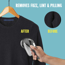Load image into Gallery viewer, Conair Fabric Shaver and Lint Remover, Rechargeable Portable Fabric Shaver, Black