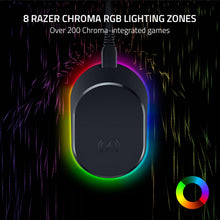 Load image into Gallery viewer, Razer Mouse Dock Pro with Wireless Charging Puck: Magnetic Wireless Charging - Integrated HyperPolling 8K Hz Transceiver - Anti-Slip Base - Chroma RGB Lighting - Classic Black