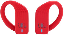 Load image into Gallery viewer, JBL Endurance Peak Waterproof Sport in-Ear Headphones with Built-in Remote and Microphone (Red) (Renewed)