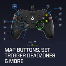 Load image into Gallery viewer, RIG Nacon Revolution X Competition Grade Wired Controller for Xbox Series X|S, Xbox One, Windows 10, Windows 11 PCs with Hardware, Software Customization and 3D Surround Sound (Black) (Renewed)