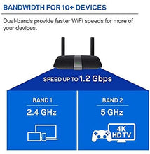 Load image into Gallery viewer, Linksys Dual-Band WiFi Router for Home (AC1200 Fast Wireless Router) (Renewed)