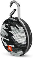 Load image into Gallery viewer, JBL Clip 3 Portable Waterproof Wireless Bluetooth Speaker - Black Camo (Renewed)