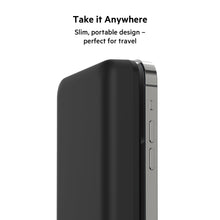 Load image into Gallery viewer, Belkin Portable Charger, Power Bank 10000 mAh - Magnetic USB-C 7.5W Fast Wireless Charger - MagSafe Charger Battery Pack - iPhone Charger - iPhone 17, Air, Pro, Pro Max, Google Pixel 10, etc. - Black