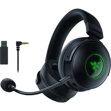 Load image into Gallery viewer, Razer Kraken V3 Pro Wireless Gaming Headset with Haptic Technology, THX Spatial Audio, 50mm Titanium Drivers, Hybrid Memory Foam Cushions