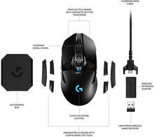 Load image into Gallery viewer, Logitech G903 Lightspeed Wireless RGB Gaming Mouse - Max 12000 DPI/Left & Right Hand Design (Renewed)