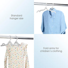 Load image into Gallery viewer, Conair Portable Clothes Hanger, Foldable Hanger Perfect for Travel, 7-piece set,Grey