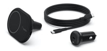 Load image into Gallery viewer, Belkin MagSafe-Compatible Magnetic Wireless Car Charger 10W - Wireless Charger, Magnetic Car Vent Phone Mount for iPhone 17, iPhone 16, 15, & 14 Series, Pixel 10 (Power Supply Included) - Black