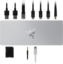 Load image into Gallery viewer, Razer Thunderbolt 4 Dock for Mac, PC : Thunderbolt 4 Certified - 10 Ports in One - Dual 4K or Single 8K Video – Windows, Mac, and Thunderbolt 3 Compatible - Mercury White