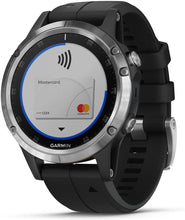 Load image into Gallery viewer, Garmin fēnix 5 Plus, Premium Multisport GPS Smartwatch, Features Color Topo Maps, Heart Rate Monitoring, Music and Pay, Black/Silver, Europe