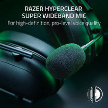 Load image into Gallery viewer, Razer BlackShark V2 HyperSpeed Wireless Gaming Headset: 280g Lightweight - THX Spatial Audio - Bendable Mic - 50mm Drivers - 2.4GHz, Bluetooth or USB - 70 Hr Battery w/USB Type C Charging - Black (Renewed)