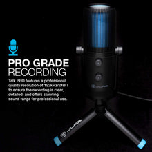 Load image into Gallery viewer, JLab Talk Pro USB Microphone, USB-C Output, Cardioid, Omnidirectional, Stereo, Bidirectional, 192k Sample Rate, 20Hz-20kHz Frequency Response, Volume, Gain Control, Quick Mute, Plug & Play