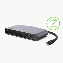 Load image into Gallery viewer, Belkin Thunderbolt 3 Dock Mini HD With Cable - Usb C Hub - Usb C Docking Station For Macos & Windows, Dual 4K @60hz, 40Gbps Transfer Speed, With Ethernet Port, BLACK