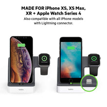 Load image into Gallery viewer, Belkin PowerHouse Charge Dock for Apple Watch + iPhone Charging Dock